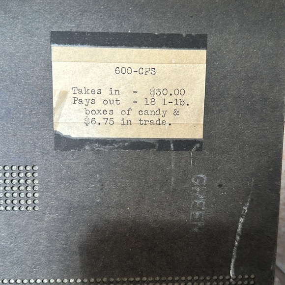 Vintage gaming punch board - Picture 3 of 3